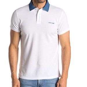 New ROBERTO CAVALLI Polo size S, white